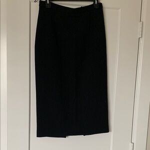 Roland Mouret Black Midi Pencil Skirt